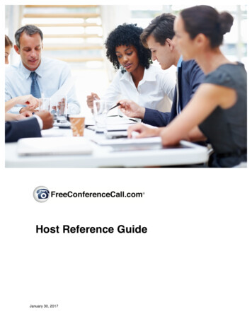 Host Reference Guide - FreeConferenceCall 