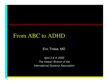 From ABC To ADHD - IDA Alaska