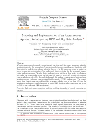 Modeling And Implementation Of An Asynchronous Approach To Integrating .