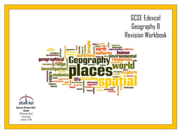 GCSE Edexcel Geography B Revision Workbook
