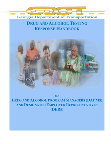 DRUG AND ALCOHOL TESTING RESPONSE HANDBOOK