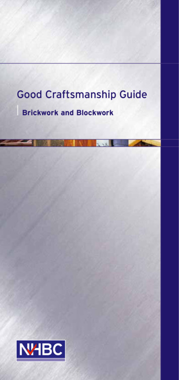 Brickwork And Blockwork - New Build Inspections