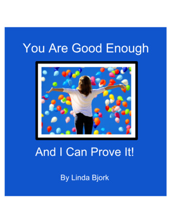 Have You Ever Wondered If You’re Good Enough? Well I Have The