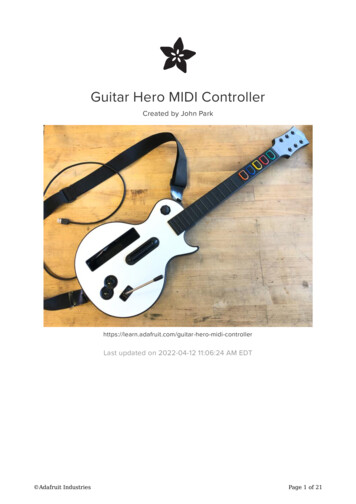 Guitar Hero MIDI Controller - Adafruit Industries