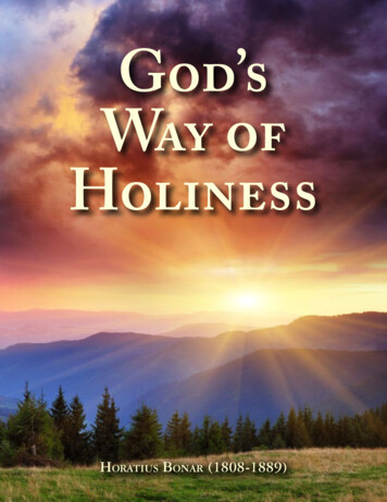 God's Way Of Holiness - Chapel Library