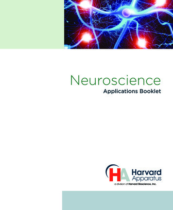 Neuroscience - Harvard Apparatus