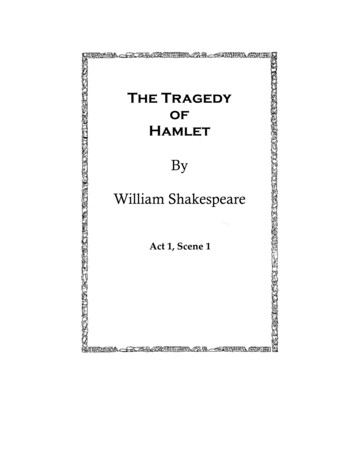 The Tragedy Of Hamlet: Act 1, Scene 1 By William Shakespeare
