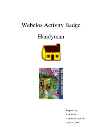Handyman Activity Badge Outline - CubRoundtable