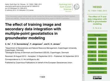 The Effect Of TI And Data Integration With MPS In Groundwater Modeling