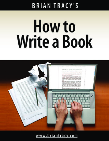 BRIAN TRACY'S How To Write A Book - Marckornblog 