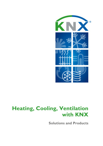 Heating, Cooling, Ventilation With KNX