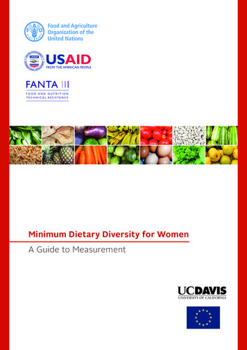 Minimum Dietary Diversity For Women- A Guide To 