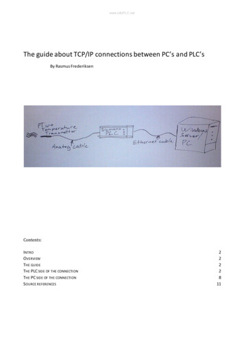 The Guide About TCP/IP Connections Between PC’s And PLC’s