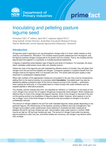 Inoculating And Pelleting Pasture Legume Seed
