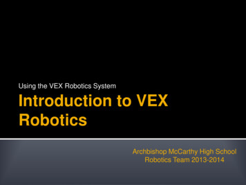 Introduction To VEX Robotics