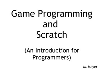 Game Programming And Scratch - City University Of New York