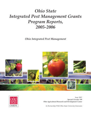 Ohio State Integrated Pest Management Grants . - Ohio State University
