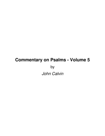 Commentary On Psalms - Volume 5
