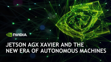 Jetson Agx Xavier And The New Era Of Autonomous Machines - Nvidia
