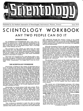 Published By The Hubbard Association Of Scientologists .