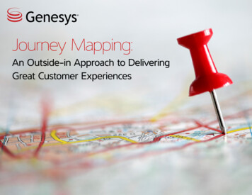 Journey Mapping: An Outside-in Approach To Delivering Great Customer .