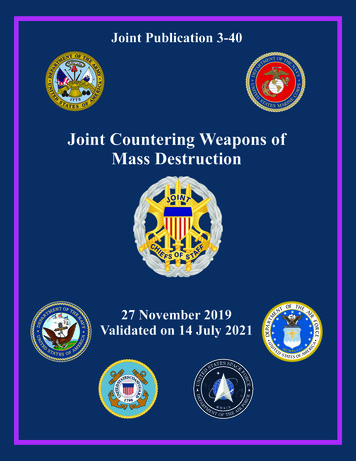 Joint Countering Weapons Of Mass Destruction