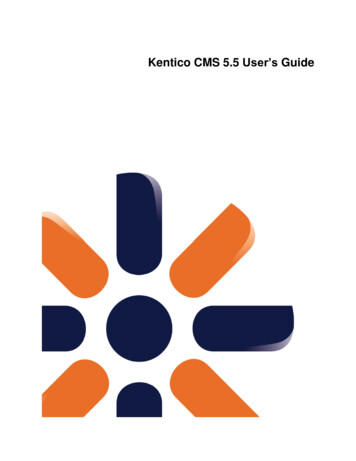 Kentico CMS 5.5 User's Guide