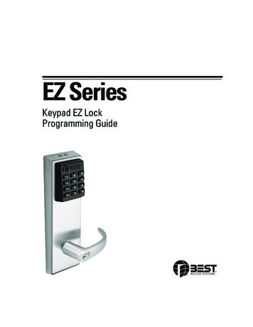 Keypad EZ-Lock Programming Guide - Candelockandsafe 