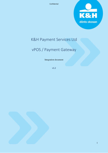 K&H Payment Services Ltd VPOS / Payment Gateway