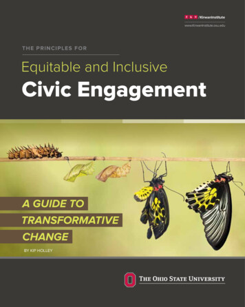 THE PRINCIPLES FOR Equitable And Inclusive Civic Engagement