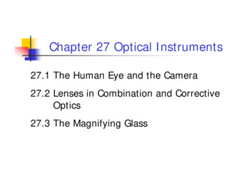 Chapter 27 Optical Instruments - Physics & Astronomy