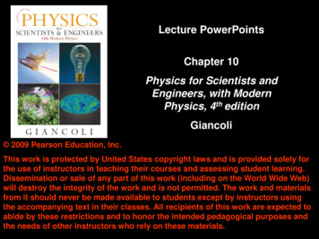Physics For Scientists And Engineers, With Modern Physics .