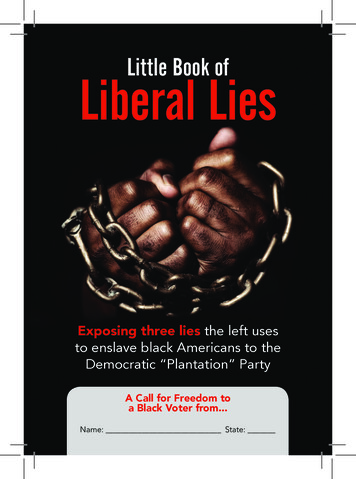 Little Book Of Liberal Lies