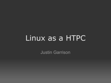 Linux As A HTPC