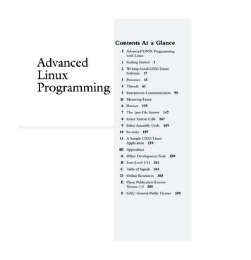 Advanced Linux Programming - Esplins