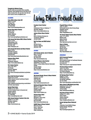 LIVING BLUES Festival Guide 2019