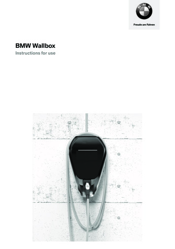BMW Wallbox Instructions For Use