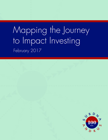 Mapping The Journey To Impact Investing - Mission Investors Exchange