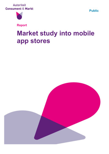 Market Study Into Mobile App Stores - ACM