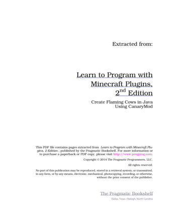 Learn To Program With Minecraft Plugins, 2 Edition