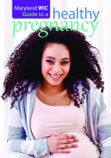 Pregnancy Guide To A WIC Healthy - Maryland