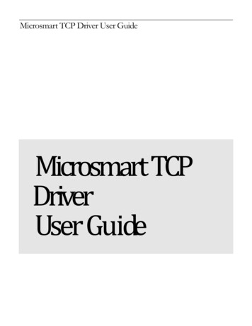 Microsmart TCP Driver User Guide