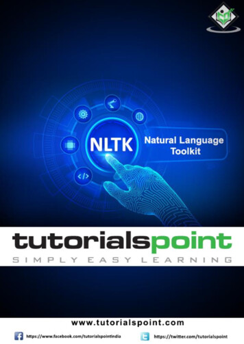 Natural Language Toolkit - Tutorialspoint