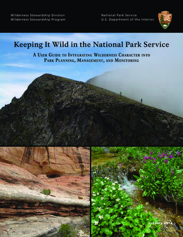 Keeping It Wild In The National Park Service