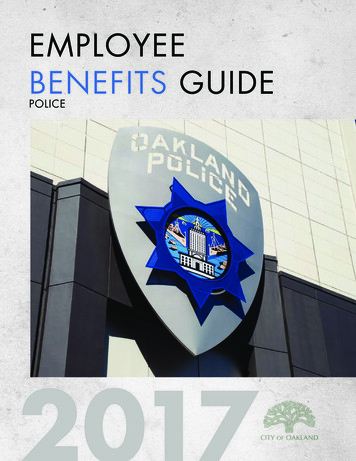 EMPLOYEE BENEFITS GUIDE - City Of Oakland