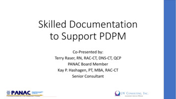 Skilled Documentation To Support PDPM