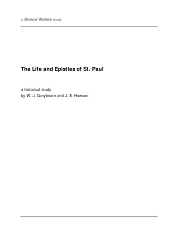 The Life And Epistles Of St. Paul - Grace Notes