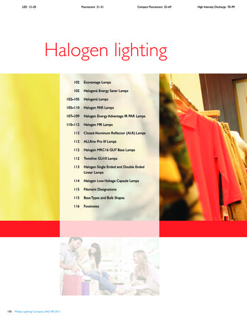 Philips Halogen Lighting Catalog - 1000Bulbs 