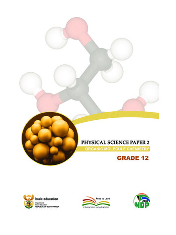 Physical Science Organic Molecule