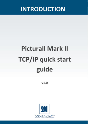 Picturall Mark II TCP/IP Quick Start Guide